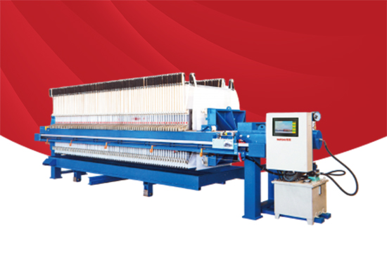 全自動(dòng)濾布曲張卸料壓濾機(jī)